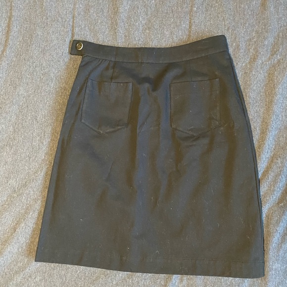 A-Line Black Skirt - Picture 3 of 6
